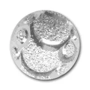 Perle ronde laser cut 10 mm en Argent 925 x1