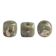Minos® par Puca® 2.5x3 mm Opaque Dark Grey Gold Splash x5g
