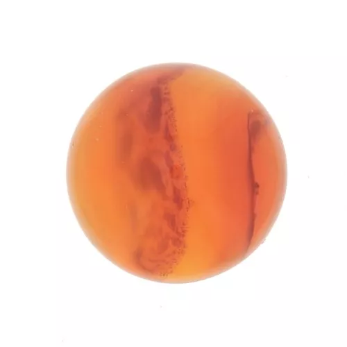 Cabochon rond 8 mm Cornaline