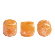 Minos® par Puca® 2.5x3 mm Orange Opal Gold Splash x5g