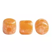 Minos® par Puca® 2.5x3 mm Orange Opal Gold Splash x5g