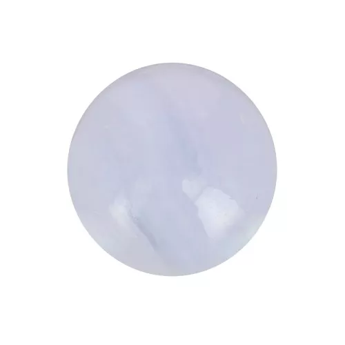 Cabochon rond 8 mm - Blue Lace Agate x1