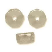 Perles rondelles Heishi facettées 6x3 mm - Black Diamond x25