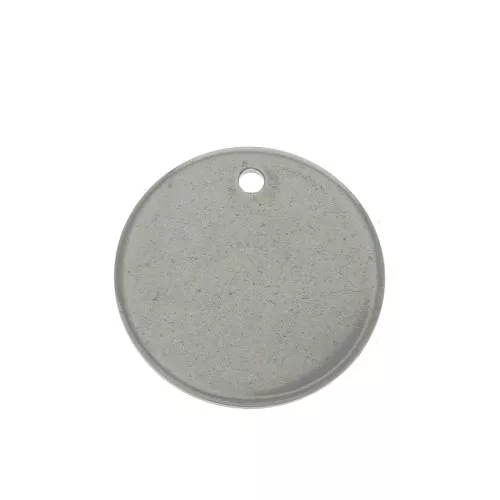 Sequin rond 16 mm - médaille à graver - épaisseur 1 mm en Acier inoxydable x1