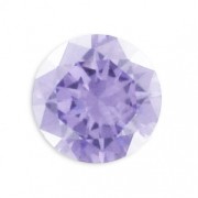 Cabochons en Oxyde de Zirconium ronds 4 mm Lavender x10