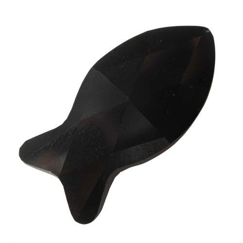 Fish bead PureCrystal 5727 14 mm Jet x1