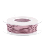 Bobine de fil Samantha fabrication italienne 0,9 mm - Vieux Rose x30m