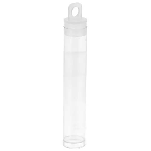 Petit tube de rangement 8x1.4 cm - modèle 8 - pour perles de rocailles x1