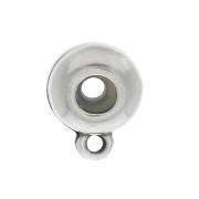 Perle stoppeur attache breloque 10 mm avec un trou de 3 mm - Placage Argent fin vieilli x1|raw }}