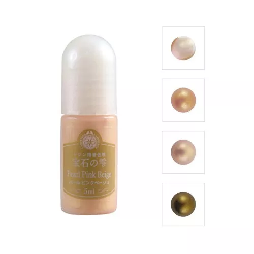 Colorant liquide - Jewel color Padico pour la résine Pearl Pink Beige x5ml
