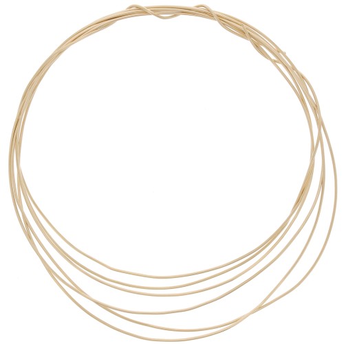 Fil dur rond 0.75 mm en Gold filled (or laminé)  x 1.5 m