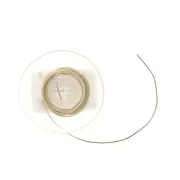 Fil dur rond 0.75 mm en Gold filled (or laminé)  x 1.5 m