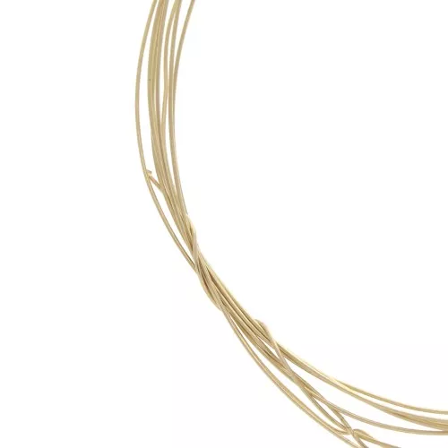 Fil dur rond 0.25 mm en Gold filled (or laminé) x 1 m