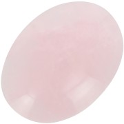 Cabochon ovale 30x22 mm Quartz Rose|raw }}