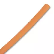 Cordon en plastique creux 4 mm Orange x 2 m