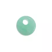 Sequin rond 6 mm en pierre gemme - Amazonite x1