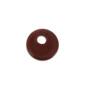 Sequin rond 6 mm en pierre gemme - Jaspe Rouge x1|raw }}