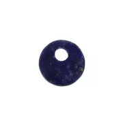Sequin rond 6 mm en pierre gemme - Lapis Lazuli x1