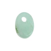 Sequin ovale 8x6 mm en pierre gemme - Amazonite x1|raw }}