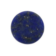 Cabochon plat rond - palet - 8 mm en pierre gemme - Lapis Lazuli x1|raw }}