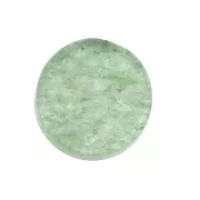 Cabochon plat rond - palet - 8 mm en pierre gemme - Aventurine x1