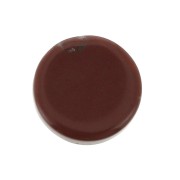 Cabochon plat rond - palet - 8 mm en pierre gemme - Jaspe Rouge x1