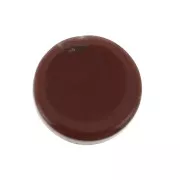 Cabochon plat rond - palet - 8 mm en pierre gemme - Jaspe Rouge x1