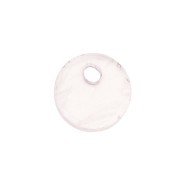 Sequin rond 8 mm en pierre gemme - Quartz Rose x1|raw }}