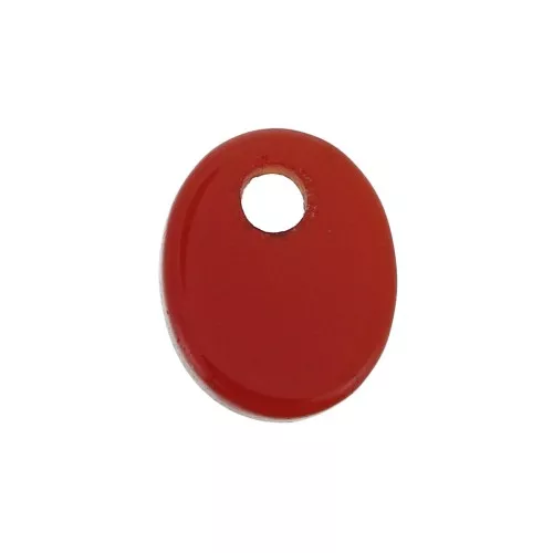 Sequin ovale 10x8 mm en imitation pierre gemme - Hydro Grenat x1