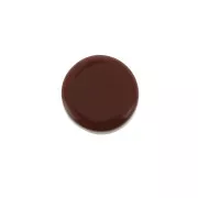 Cabochon plat rond - palet - 6 mm en pierre gemme - Jaspe Rouge x1