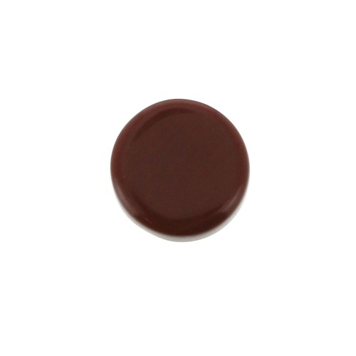 Cabochon plat rond - palet - 6 mm en pierre gemme - Jaspe Rouge x1