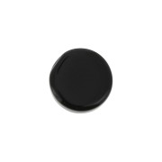 Cabochon plat rond - palet - 6 mm en pierre gemme - Black Onyx x1