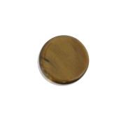 Cabochon plat rond - palet - 6 mm en pierre gemme - Oeil de Tigre x1|raw }}