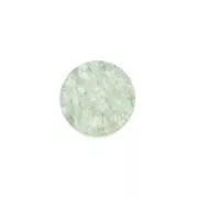 Cabochon plat rond - palet - 6 mm en pierre gemme - Aventurine x1