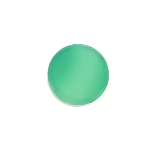 Cabochon plat rond - palet - 6 mm en pierre gemme - Agate Verte x1