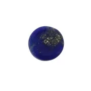 Cabochon plat rond - palet - 6 mm en pierre gemme - Lapis Lazuli x1