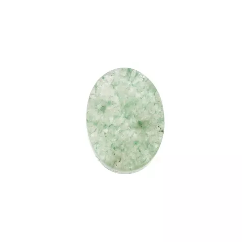 Cabochon plat ovale - palet - 8x6 mm en pierre gemme - Aventurine x1