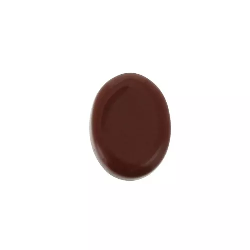 Cabochon plat ovale - palet - 8x6 mm en pierre gemme - Jaspe Rouge x1