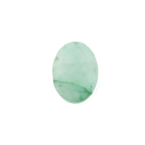 Cabochon plat ovale - palet - 8x6 mm en pierre gemme - Amazonite x1