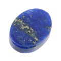 Cabochon plat ovale - palet - 8x6 mm en pierre gemme - Lapis Lazuli x1