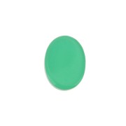 Cabochon plat ovale - palet - 8x6 mm en pierre gemme - Agate Verte x1