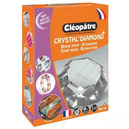 Résine d'inclusion Crystal'Diamond 360 ml