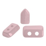 Perles en verre Piros® par Puca® 2x5 mm - Opaque Light Rose Ceramic Look x10g|raw }}