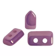 Perles en verre Piros® par Puca® 2x5 mm - Opaque Luster Amethyst x10g