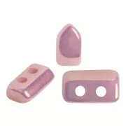 Perles en verre Piros® par Puca® 2x5 mm - Opaque Lilas Ceramic Look x10g