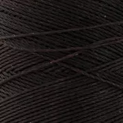 Bobine de fil ciré Linhasita pour micro macramé 0.75 mm - Chocolat Brown (29) x228m