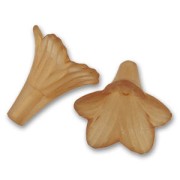 Fleurs 21x23 mm Caramel Frosted x10