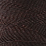 Bobine de fil ciré Linhasita pour micro macramé 0.75 mm - Ebène (555) x228m