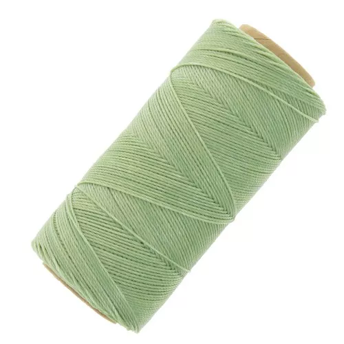 Bobine de fil ciré Linhasita pour micro macramé 0.75 mm - Lichen (397) x228m