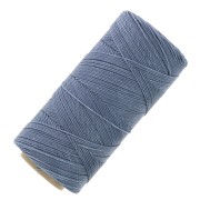 Bobine de fil ciré Linhasita pour micro macramé 0.75 mm - Jeans (384) x228m|raw }}